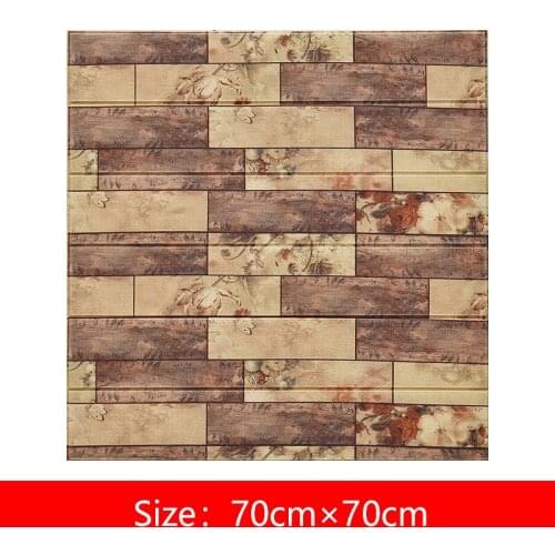 10PCS 3D Wall Sticker Self Adhesive Wallpaper DIY Brick Living RoomTV Kids Safty BedroomWarm Home waterproof Decor Wall Sticker