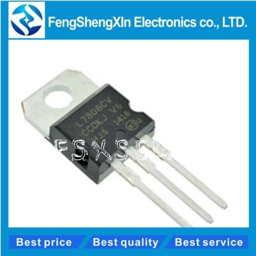 100pcs/lot NEW L7808CV L7808 TO-220 8V voltage stabilizer