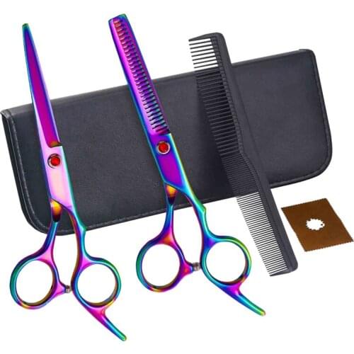 6 Inch Wholesale Barber Supplies Hairdresser Hairdressing Scissor Hair Cutting Scissors Set Professional Hair Products