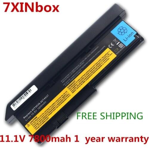7XINbox 9 Cells 43R9254 42T4537 42T4541 42T4536 42T4538 42T4649 Battery For Lenovo ThinkPad X200 7454 X200s X201 X201s X201i