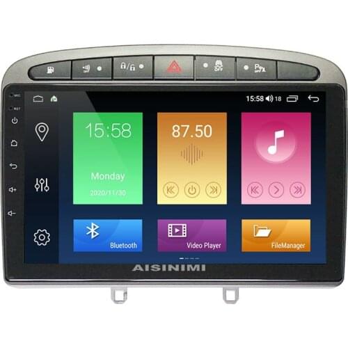 AISINIMI Android 10 Car Dvd Player navigation For Peugeot 408 Peugeot 308 308SW Car Audio Gps Multimedia Stereo Monitor