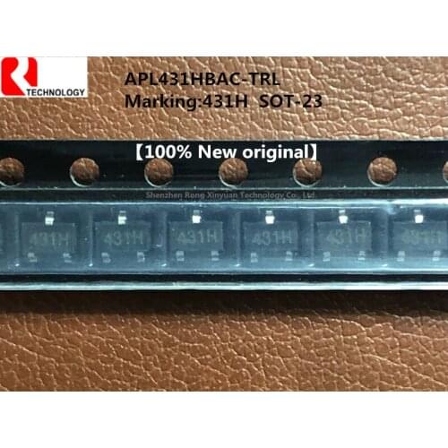 APL431HBAC-TRL APL431HBAC-TRG APL431HBAC-TR APL431HBAC 431H APL431 1% Adjustable Precision Shunt Regulator 100% new original