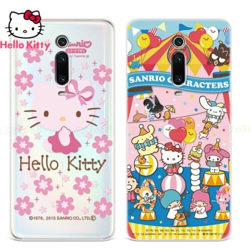 Hello Kitty for Redmi K40 /K40Pro/k20/k20pro/k30/k/910x Cartoon Simple Anti-drop Silicone Phone Case Suitable for girls