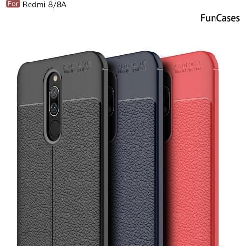 Leather Design Lychee Pattern Cover For estojo Redmi Note 8 Pro Smartphone Covers Case sFor Csse Xiaomi Redmi estojo 8 Note 8T