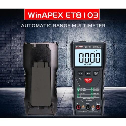 Mini Digital Multimeter Fully Automatic Identification Intelligent R Pocket Watch LCD Display True RMS Voltage Resistance