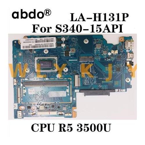 For Lenovo ideapad S340-15API laptop motherboard el432/el532 LA-H131P with cpu r5 3500u 4g 100% comprehensive test