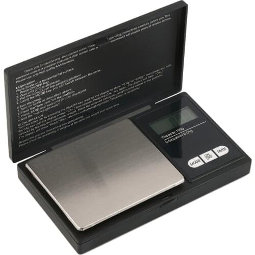 Top Quality 100g * 0.01g Mini LCD Electronic Digital Pocket Scale Jewelry Gold Diamond Weighting Scale Gram Weight Scales