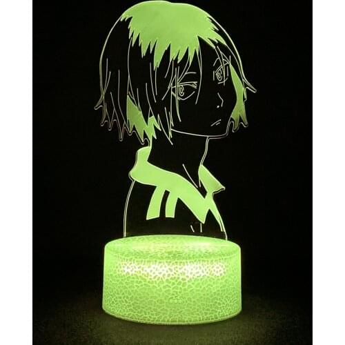 Haikyu!! Led Night Light Anime Kozume Kenma Lamp for Bedroom Decor Nightlight Kids Children Birthday Gift Haikyuu Kenma Light