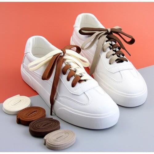 1 Pair Classic Flat Shoe laces Hollow Braided Shoelaces Off White Luxurious Simple Leisure Sneakers Unisex Shoelace 27 colors