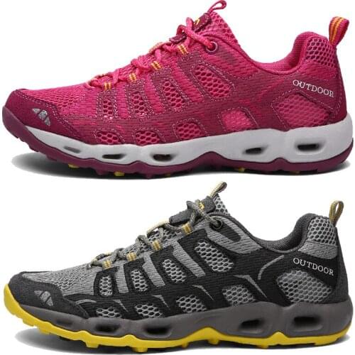 Zapatos Outdoor Women Hiking Shoes Mujer Waterproof Mountain Trail Trekking Shoes Women Wading Sneakers Hunting Tactical Shoes