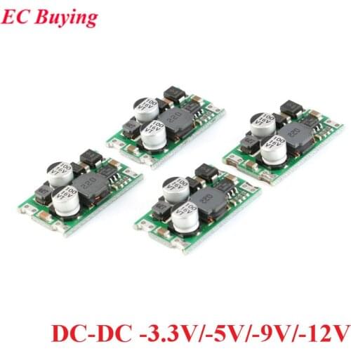 DC-DC Negative Voltage Power Supply Module DC DC Converter Module Reverse Negative Voltage Output -3.3V/-5V/-9V/-12V