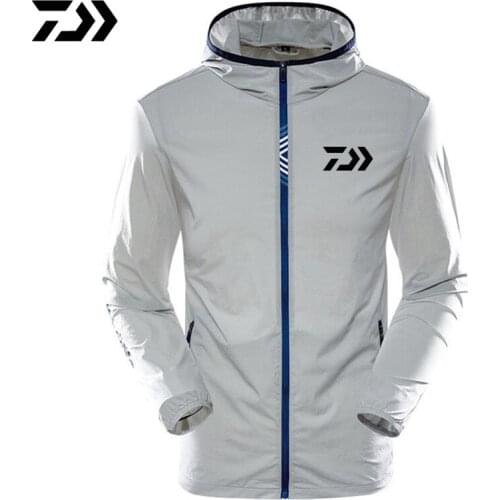 Daiwa clothing mens 2021 summer new fashion sun protection clothing sports outdoor cycling fishing jacket