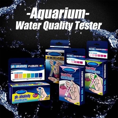 Aquarium Fish Tank PH NO2 NO3 Nitrite Nitrate Chlorine Water Quality Tester Kit Aquarium Water Quality Tester