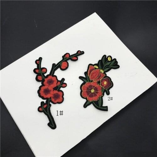 Wholesale 20pcs Embroidered Sewing On Patch Iron-On Patch Stickers For Clothes Sewing Fabric Applique Supplies YH153