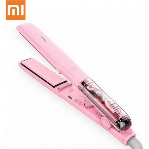 Xiaomi Yueli Professional Vapor Steam Hair Straightener Curler Salon Hair Styling 5 Levels adjustable Temp Personal Adults Use