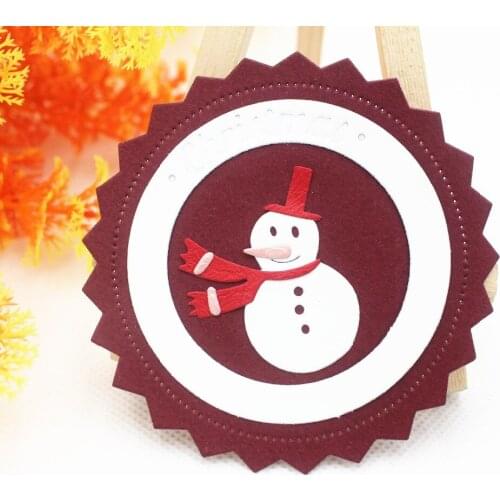 Christmas Snowman DIY Scrapbooking Photo Album Paper Card Craft Cute Embossing Metal Cutting Dies Stencils Scrapbooking