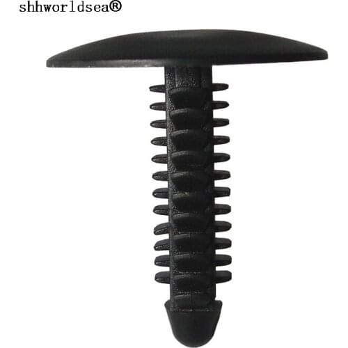 Shhworldsea 100PCS Headlight Mounting Panel TO Cross Member Sight Shield Retainer For Dodge Daytona Auto plastic Fastener clip