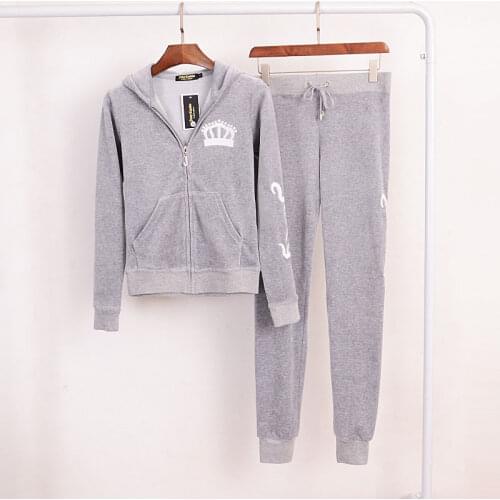 2020 Spring/Fall Sports Hoodies Suits Women Running Sportswear hoody Tracksuit women Clothing patchwork sweat pant Suit autumn