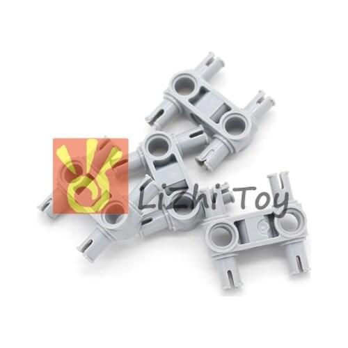 Technology Pin 48989 Connector Perpendicular 3L with 4 Pins Bricks Building Blocks Parts Compatible with Accessories Mechanical
