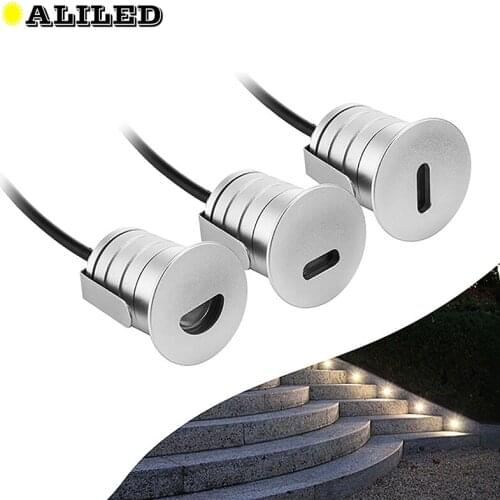1W LED IP67 DC12V Outdoor Waterproof Deklicht Zijaanzicht Waterdichte Ondergrondse Lamp Stoep Muur Verlichting