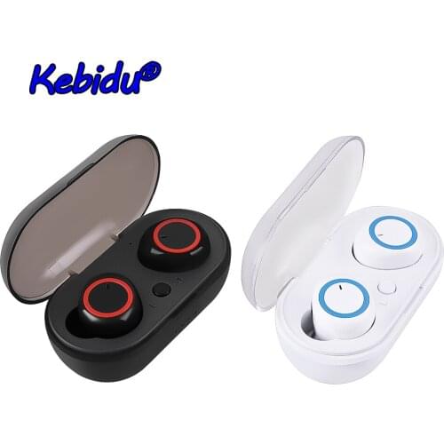 Universal Bluetooth5.0 Earphones TWS Wireless Headphones Bluetooth Earphone Handsfree Headphone Sports Earbuds Headset For Phone