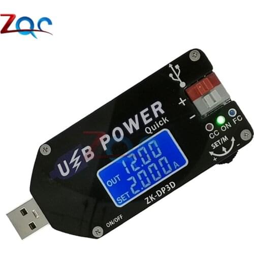 CNC USB TYEPE-C DC Converter CC CV 1-30V 2A 15W Step Up Boost Adjustable Regulated power supply Constant voltage QC2.0 3.0 AFC