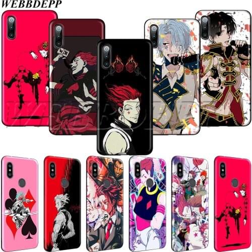 WEBBEDEPP Hisoka Hunter Anime Soft TPU Case for Redmi Note 4 S2 4A 4X 5 5A 6 6A 7 8 Go Pro Plus Prime