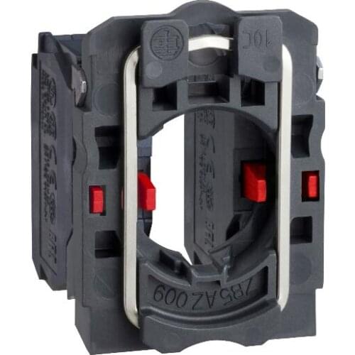 ZB5AZ104C ZB5AZ104 Single contact block with body/fixing collar, plastic, screw clamp terminal, 2 NC