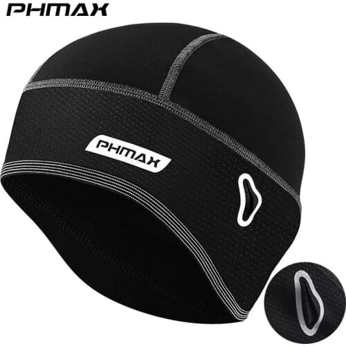 PHMAX Winter Cycling Cap Thermal Fleece Ski Cap MTB Bike Bandana Headband Cycling Helmet Hat Running Riding Motorcycle Headwear