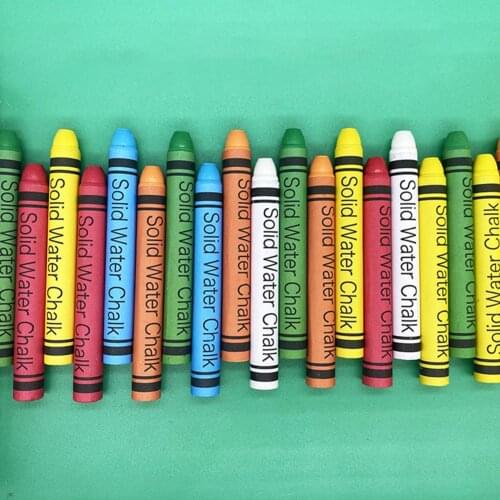 20Pcs Water Soluble Dustless Chalk Drawing Crayons Pastel Office School Supplies Accessories