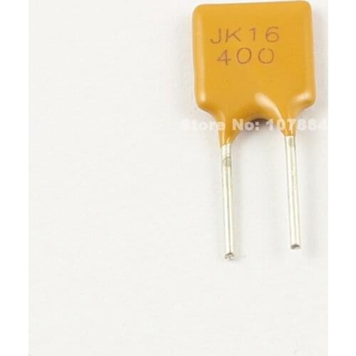 20pcs New JinKe Polymer PPTC PTC DIP Resettable Fuse 16V 4A JK16-400