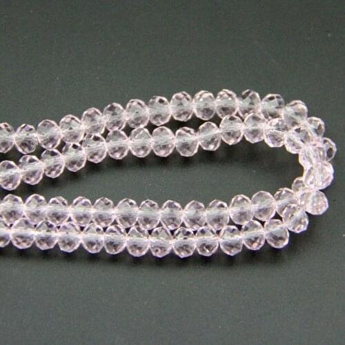 2016 Pink Top AAA Quality Assorted Crystal Beads 2*3-8*10mm Faceted Glass Crystal Rondelles Beads Free Shipping