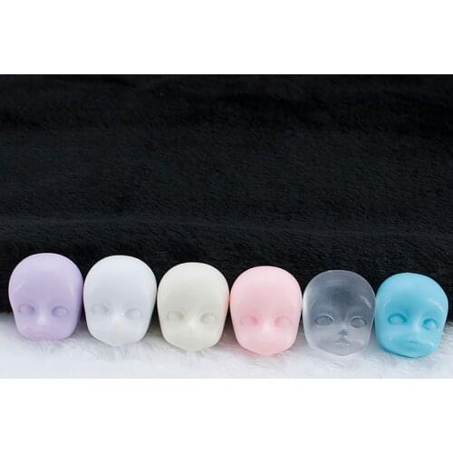 6pcs 26*22mm Resin Flatback Baby Head Crafts for Jewelry Hair Bow Making Embellishments DIY