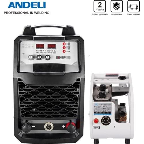 Digital Industry Heavy Load Type Zes Modules MIG Lassen Machine MIG-500F 380V MIG/MMA/Kerving 3 in 1 MIG Lasser plus wire feeder