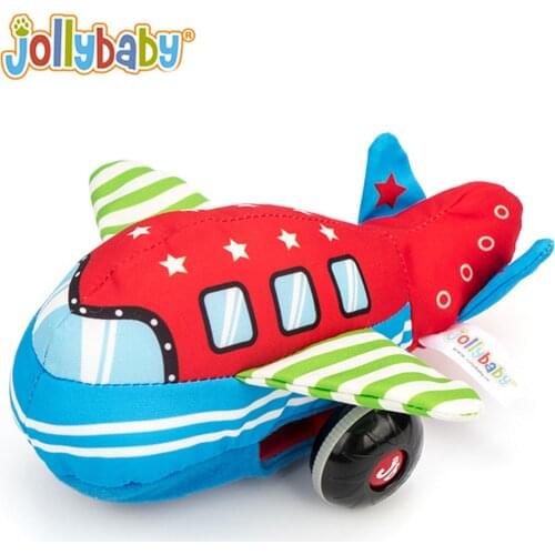 Toy Baby Cars Stroller Kids Boys Montessori Puzzle Airplane Patrol Pull Back Inertia Cloth 1-14 Years Old Jollybaby