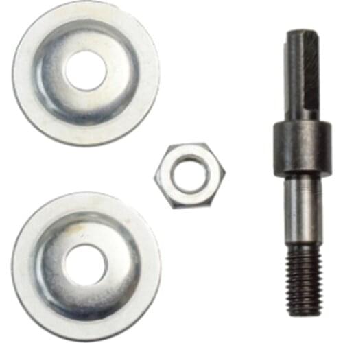DIY Use Disc Holder with Inner Diameter 10mm Press Plate Spanner Kit 87mm Long Mandrel Adaptor for Angle Grinder
