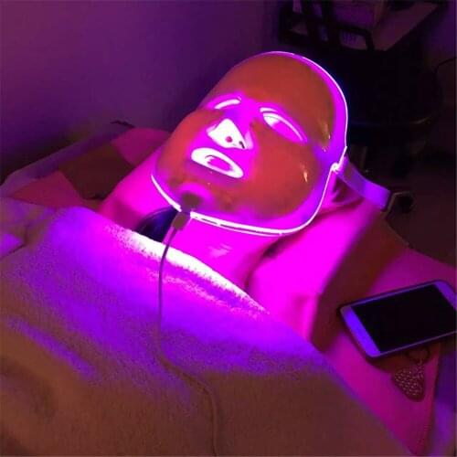 Microcomputer Intelligent LED Facial Mask LED Photon Mask Remove Wrinkle Acne Skin Rejuvenation Facial Beauty Machine