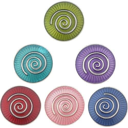 JaynaLee 18-20mm Metal Ginger Snap Button Fit Ginger Snaps Bracelets Jewelry for women men gifts GJS4541