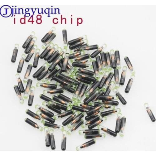 Jingyuqin 200x Car Key Glass Transponder ID48 Chip T6 Crypto Unlocked Chip For VW Audi Seat Skoda Porsche