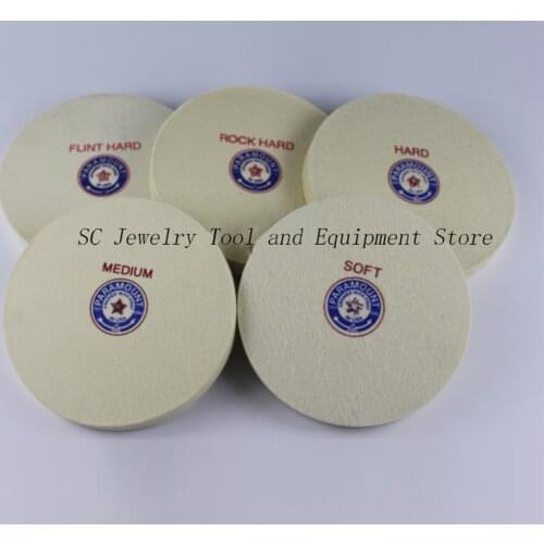 1PCS Round Felt wheel Density Jewelry Wool Wheels 4 Inch/6 Inch Polishing Accessories for Jewelry DIY Tool
