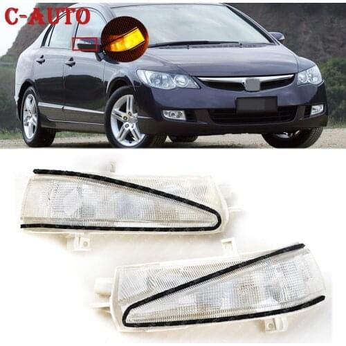 Left and Right Car LED Rearview mirror lights Mirror signal side mirror turn signal lamp For Honda Civic FA1 FD1 FD2 2006-2011