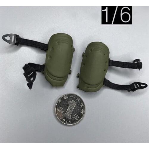 Hot Sales 1/6th Soldier Knee Pads Leg Protection Armor 2PCS/SET For Usual Doll Action Collectable