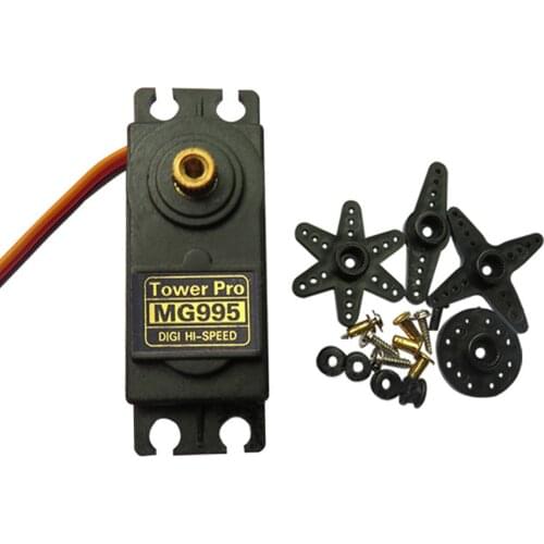 MG995 55g Metal Gear High Torque Micro Analog Digital Servo for RC Airplane Fixed Wing Robot Helicopter Boat DIY Models