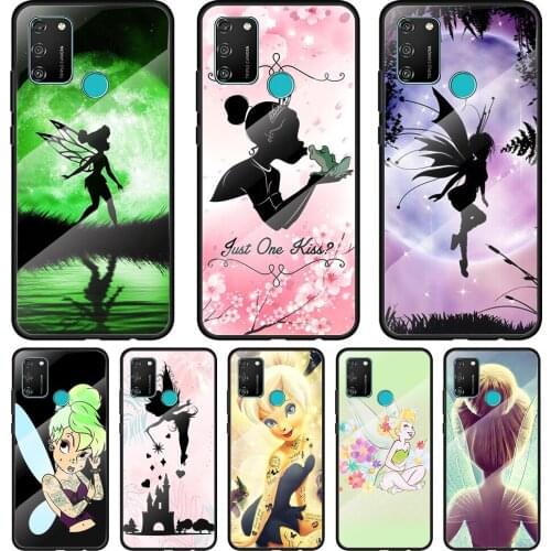 Cute Minnie Mouse Tempered Glass Cover For Honor 30 20 10 9X 8X Pro Plus Lite Silicone Phone Case Coque