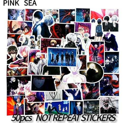 10/30/50Pcs/set Japanischen Anime Tokyo Ghoul Waterproof Stickers For Motorcycle Snowboard Luggage Scrapbook Laptop Skateboard