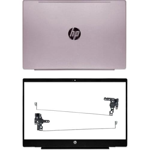 NEW LCD Back Cover/Hinges/Front Bezel Laptop For HP Pavilion 15-CW 15-CS TPN-Q208 Series Shell Pink 15.6 Inch