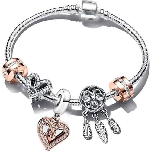 2021 Yexcodes The New Valentines Day & Mothers Love Of Surprise Series Charm Lady Bracelet Gift-For The One You Love