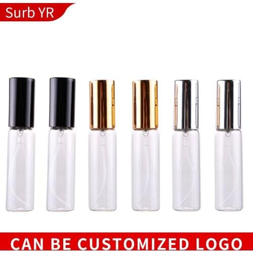Wholesale 10ML Portable Glass Refillable Perfume Bottle With Aluminum Atomizer Empty Parfum Case For Traveler
