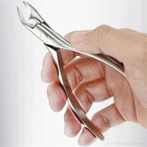 Professional 2pcs/set Stainless Steel Nail Clipper Trimmer Ingrown Cutter Nipper for Toenail Paronychia Improve Pedicure Tool 20