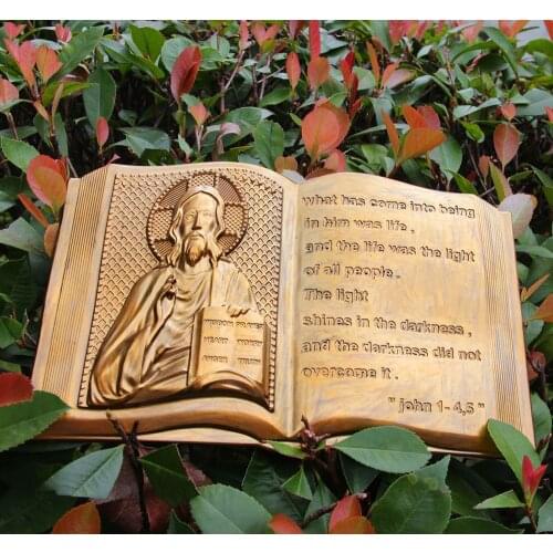 PRZY DIY Mirror Crystal Epoxy Bible Book Chapter 1-4 Resin Mold Handmade Silicone Molds Home Decoration Ornaments